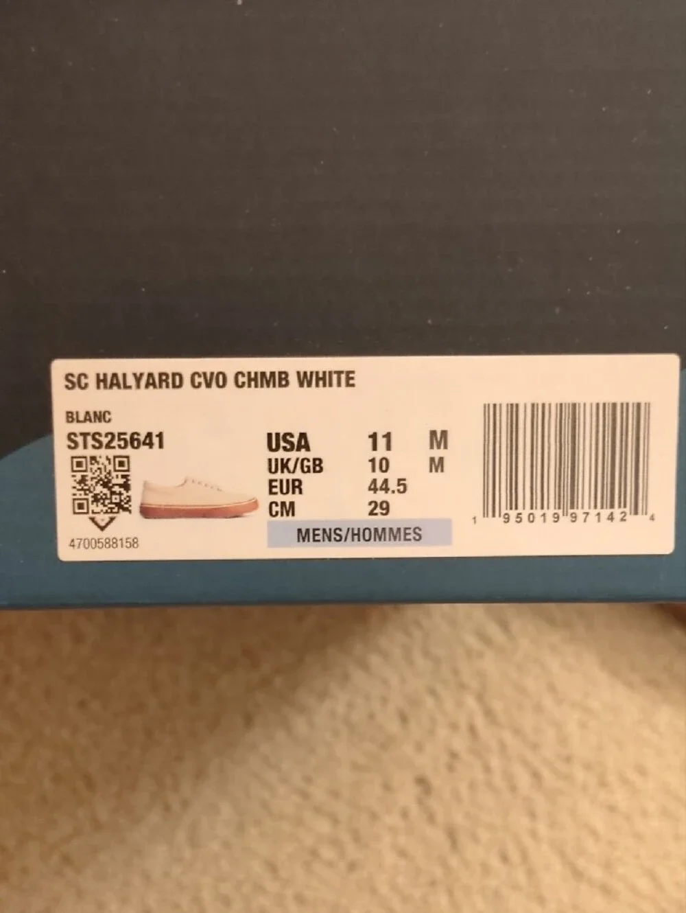 Sperry Cream Canvas Slip-On Sneakers
